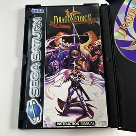 Dragon Force (Sega Saturn, 1996 PAL) Game Complete With Manual CIB VGC
