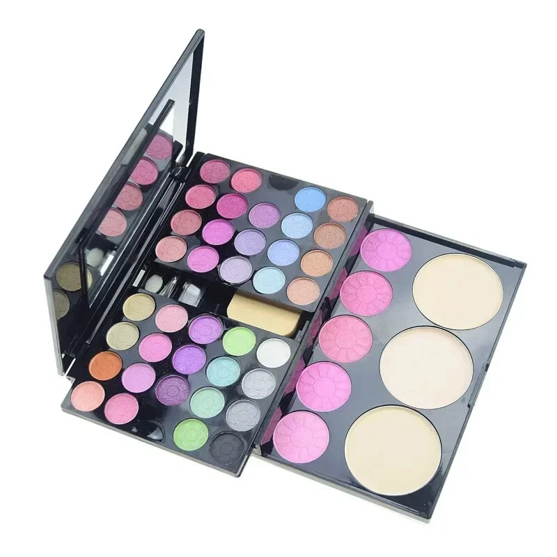 Multi Use All in One Gift Box Makeup Kit Full Set Women Eye Shadow Powder Brushe - Image 3 of 4