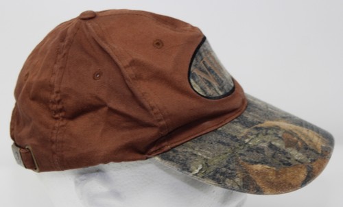 Vintage NWTF By Empire Hat The National Wild Turkey Federation Camo & Brown Cap - Picture 9 of 10