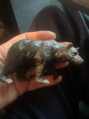 3,5 Zoll Schwarzbär Figur Kinder realistisches Naturspielzeug Tier Wandern
