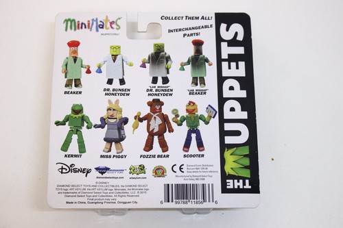 The Muppets Minimates Series 1 Fozzie Bear & Scooter - New Sealed - Picture 2 of 4