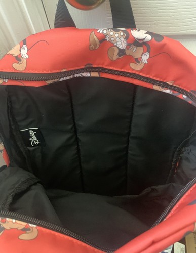 Disney Mickey Mouse Backpack 16" All-Over Print Classic Red New - Picture 8 of 8