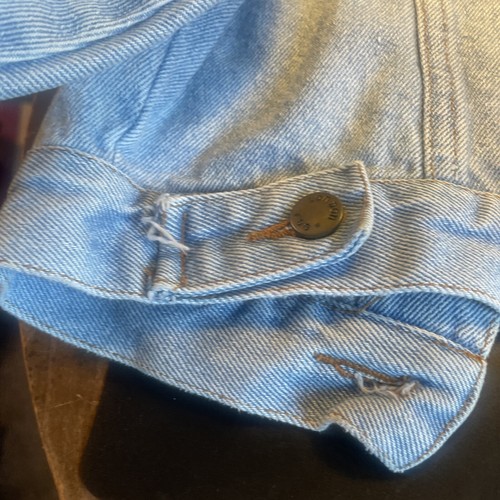 London Fog Kids Vintage Long Sleeve Button Down Light Blue Denim Jacket Size 4T - Picture 14 of 15