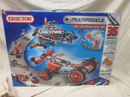 Erector Multimodels Deluxe Mechanical Set - 35 Models - Picture 1 of 15