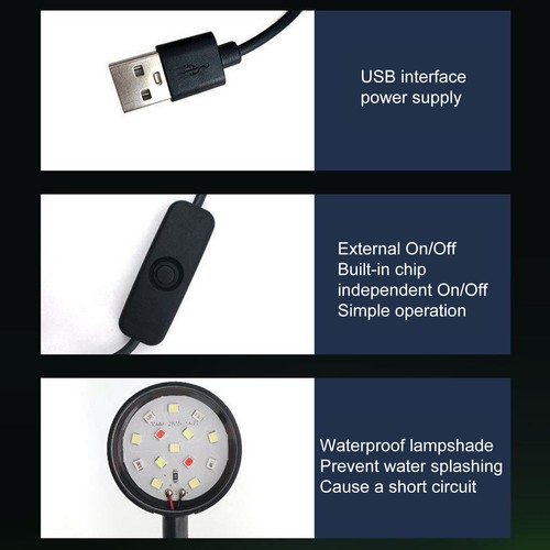 Aquarium Light Lighting Full Spectrum Aqua Plant Fish Tank LED Lamp - Bild 13 von 24