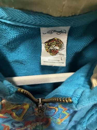 ed hardy hoodie size large - Picture 3 of 3
