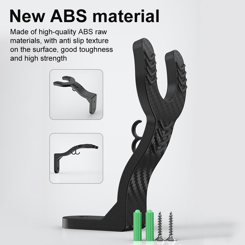 Motorcycle Bicycle Helmet Rack Holder Hat Display Stand Wall Mount Hook Hanger - Bild 8 von 20