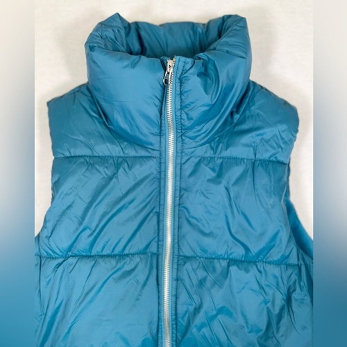 Chaleco acolchado OLD NAVY para mujer sin escarcha Tealing On You pesado cálido S invierno cremallera - Imagen 2 de 11