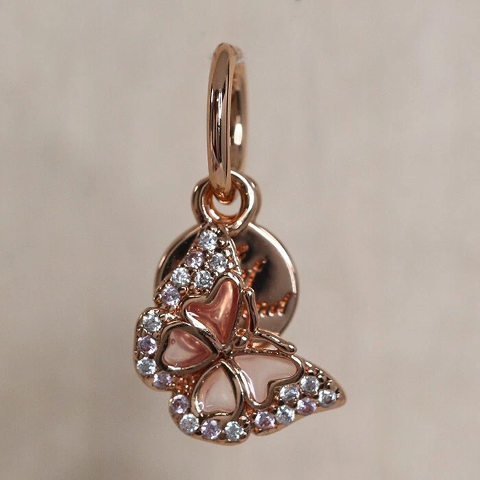Pink hotsell butterfly charm