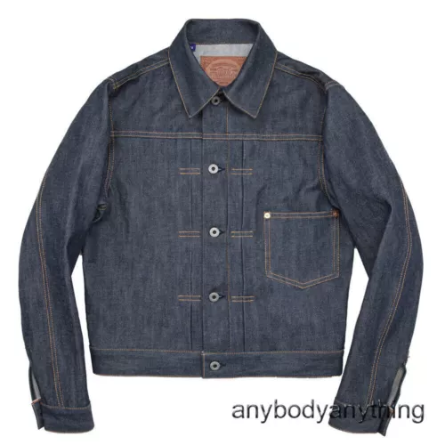Giacca denim rosso Tornado TYPE1 uomo 14 oz jeans cowboy cappotto moto outwear caldo - Foto 3 di 31