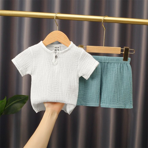 Baby Girl Boy Clothing Sets T-shirts+Shorts 2 Piece Kids 1-5Years Clothing Sets - Picture 18 of 25