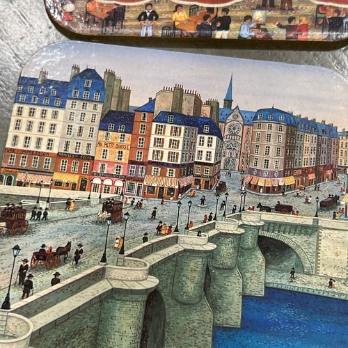 Set Of 6 Cork Back Coasters Paris France Scenes Artertre New - Picture 4 of 9