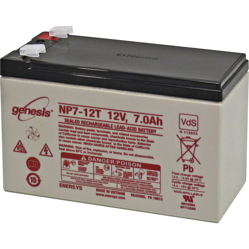 Enersys Genesis Np7-12-wt Bleiakku 12 V 7 Ah Blei-vlies (agm) (b X H X