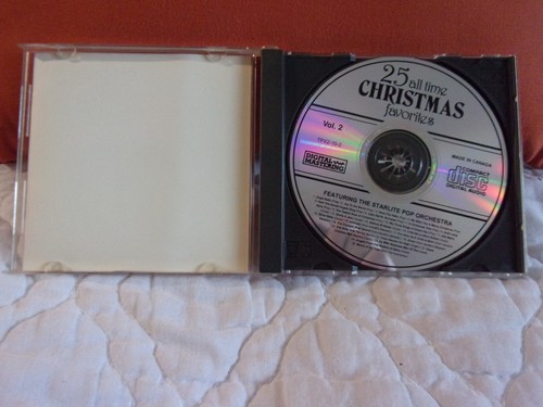 25 ALL TIME CHRISTMAS FAVORITES VOL 1 & 2 DISC CD STARLITE POP ORCHESTRA ORGAN - Picture 9 of 10