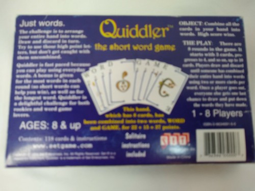 Quiddler ages 8 + University Games box damage clean & Complete - Picture 7 of 7