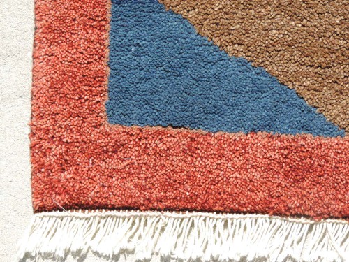 2x3 ft. Alfombra de lana afgana hecha a mano - Imagen 3 de 8