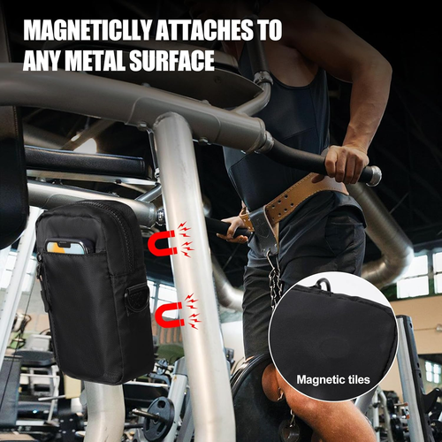 Bolso Bandolera Magnético para Gimnasio para Mujer y Hombre Portabotellas de Agua Magnético - Imagen 2 de 12