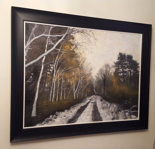 ATEMBERAUBENDES ISABELLE AMANTE ORIGINAL "Folge meinem Weg" IMPRESSIONISTISCHES BAUMGEMÄLDE - Bild 2 von 3