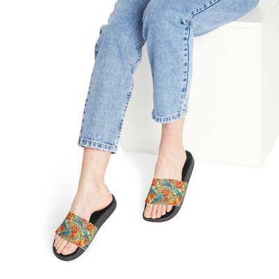Cottagecore-Boho Chic-orange flowers- bluebirds-summer slides-camp and pool-vaca