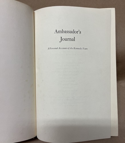 Ambassador's Journal, A Personal Account Of The Kennedy Years by John Galbraith - Picture 5 of 10