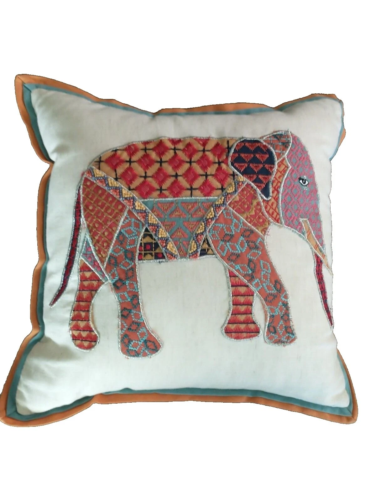 Pier 1 Imports Almofadas para Decoração Residencial Bordados Multicores