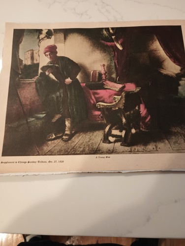 CHICAGO SONNTAGSTRIBÜNE REMBRANDT DRUCK - Bild 6 von 6