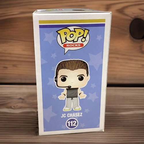 Funko Pop Rocks NSYNC JC Chasez Figura Vinilo Micrófono Boy Band Música Nº 112 - Imagen 4 de 10