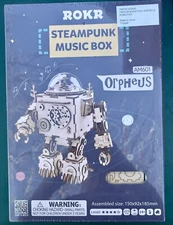 ROKR Steampunk Music Box AM601 Orpheus Robot 221 Pieces New Sealed