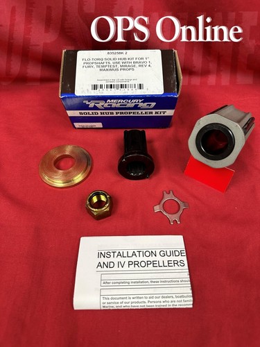 NEW Mercury / Quicksilver Flo-Torq II Solid Hub Kit - Part# 835258K2 (835258Q2) - Picture 2 of 3