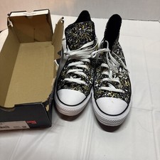 Size 13 - Converse Chuck Taylor All Star Archive High Paint Splatter - Black...