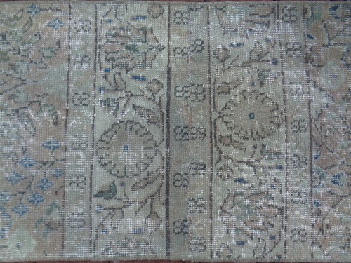 538 x 57Cm Dark Green Extra Long Runner, Hand Knotted Vintage Runner Carpet g53 - Picture 3 of 10