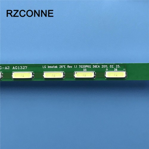 Striscia LED per Innotek 26"E Rev1.1 7020PKG 56EA 26LV2500-UA TOSHIBA 26EL933G - Foto 2 di 5