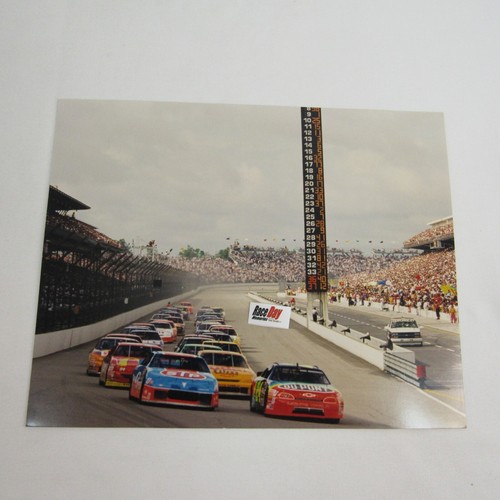 Brickyard 400 Restart Photo 1998 IMS Nascar Jeff Gordon John Andretti Elliott - Picture 3 of 3