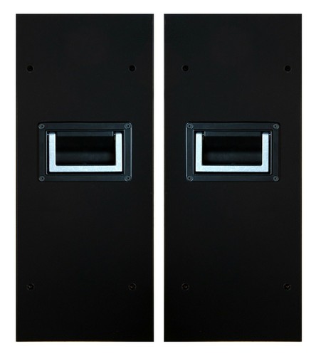 NUOVO Studer A807 A810 Pannelli laterali finitura pianoforte lucida coppia argento nero + maniglie - Foto 14 di 18