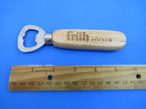 Fruh Kolsch Flaschenöffner Holzgriff Metallöffner