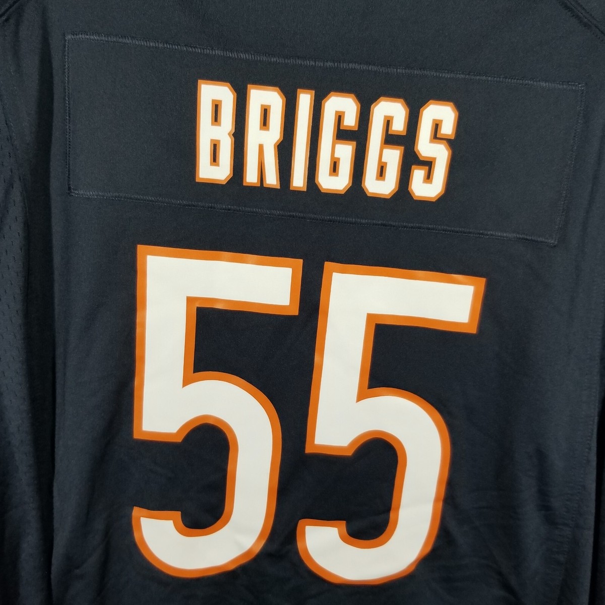 Chicago Bears Lance Brigg Nike Navy Game Retired Player
