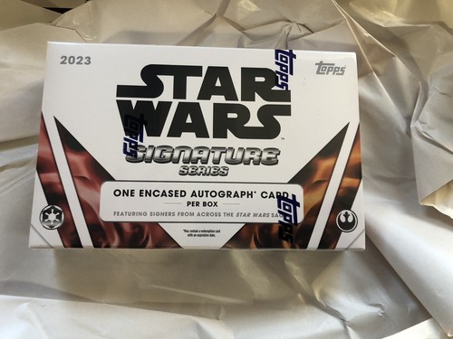 2023 TOPPS STAR WARS SIGNATURE SERIES BOX - 1 ENCASED AUTO PER BOX