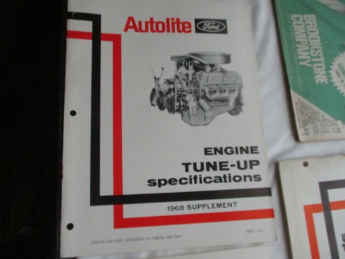4 Vintage shop manuals Ford tools Tune-up 1967 - 1972 FREE SHIPPING *** lot of 4 - Picture 4 of 12