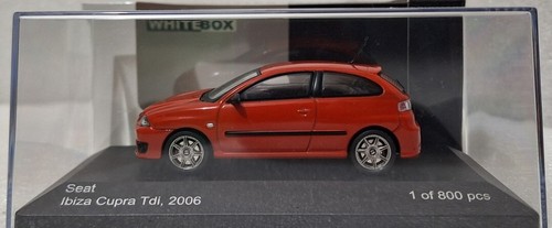 (5) Seat Ibiza Cupra TDI 2006 Red 1:43 Whitebox WB218-213278 EXTREMELY RARE!! - Picture 15 of 16