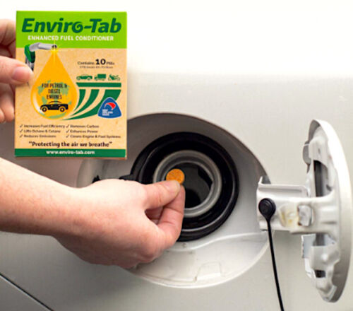 Enviro-Tab FUEL TABLETS Save Fuel Boost Octane Reduce Emissions 10-Pack 70L tank - Picture 3 of 8