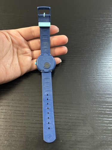 SWISS MADE DIVER Style "FLIK FLAK" BOYS JUNIOR blue WRIST WATCH Untested As Is - Picture 4 of 4