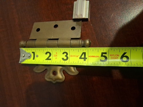 Lot Of 3 Decoritive Door Hinges, Salvaged, 3"×2" - Picture 4 of 7