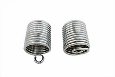 Chrome Auxiliary Seat Spring Set for Harley Davidson by V-Twin