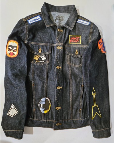 Giacca jeans denim Daft Punk - RARA - Maxfield LA Mercadorama Pop-Up Shop - XL - Foto 1 di 6