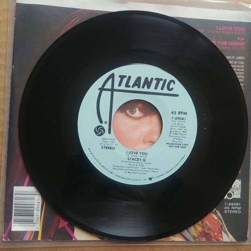 STACEY Q I Love You DJ PROMO 45 7" Vinyl POP DANCE - Picture 4 of 4