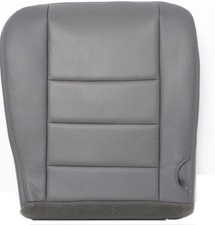 2002 Ford F250 F350 Driver Bottom synthetic leather Seat Cover Gray Perforated 
