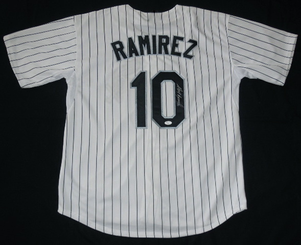 Chicago White Sox Signed Alexi Ramirez Camo Jersey