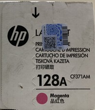 Genuine HP 128A Magenta CF371AM Toner Cartridge LaserJet SEALED!