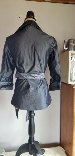 Blusa Zara Basic Wrap Plateada Corbata Mangas 3/4 Talla S - Imagen 3 de 7