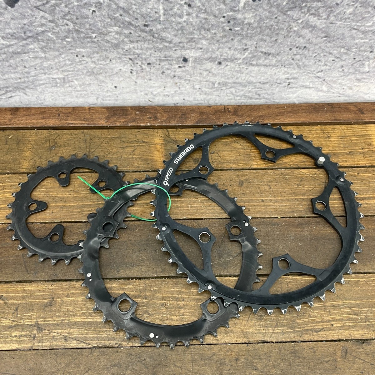 SHIMANO TIAGRA クランク　FC-4400 170　52-42-30 Shimano Tiagra FC-4400 Chainring Set TRIPLE 130 BCD 9s 52 42